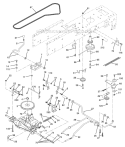 Page C Diagram and Parts List for WE12538L  Weed Eater Lawn Tractor